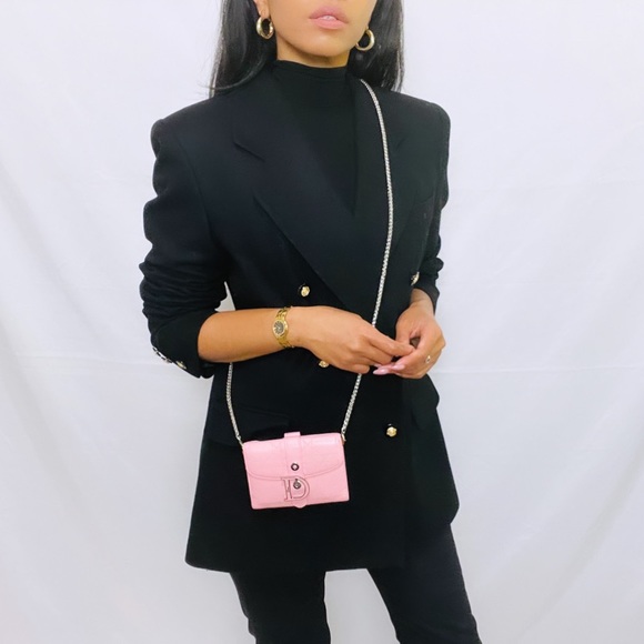 ***SOLD***Christian Dior | Auth Pink and Silver Wallet on Chain - Picture 13 of 13